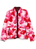 A BATHING APE® Abc Camo Boa ripstop reversible jacket - Pink