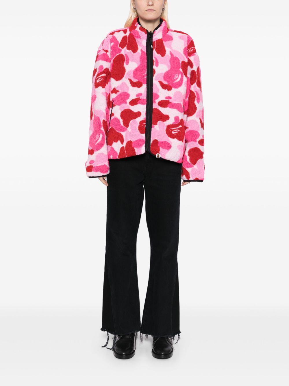 A BATHING APE® Abc Camo Boa ripstop omkeerbaar jack - Roze