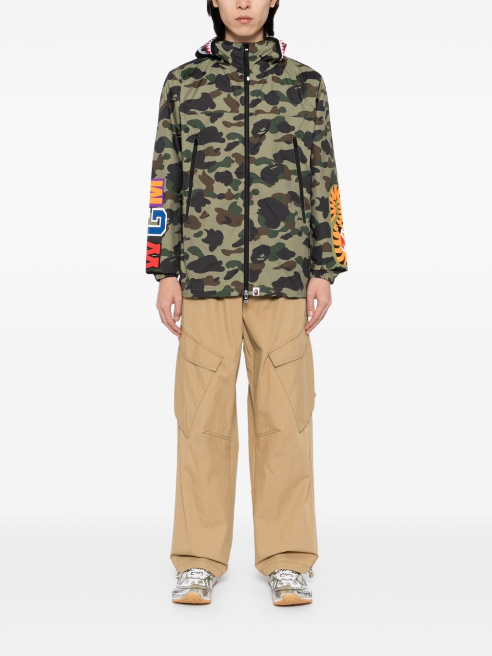 A BATHING APE® Jack met camouflageprint - Groen