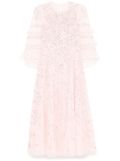 Needle & Thread floral lace gown - Pink