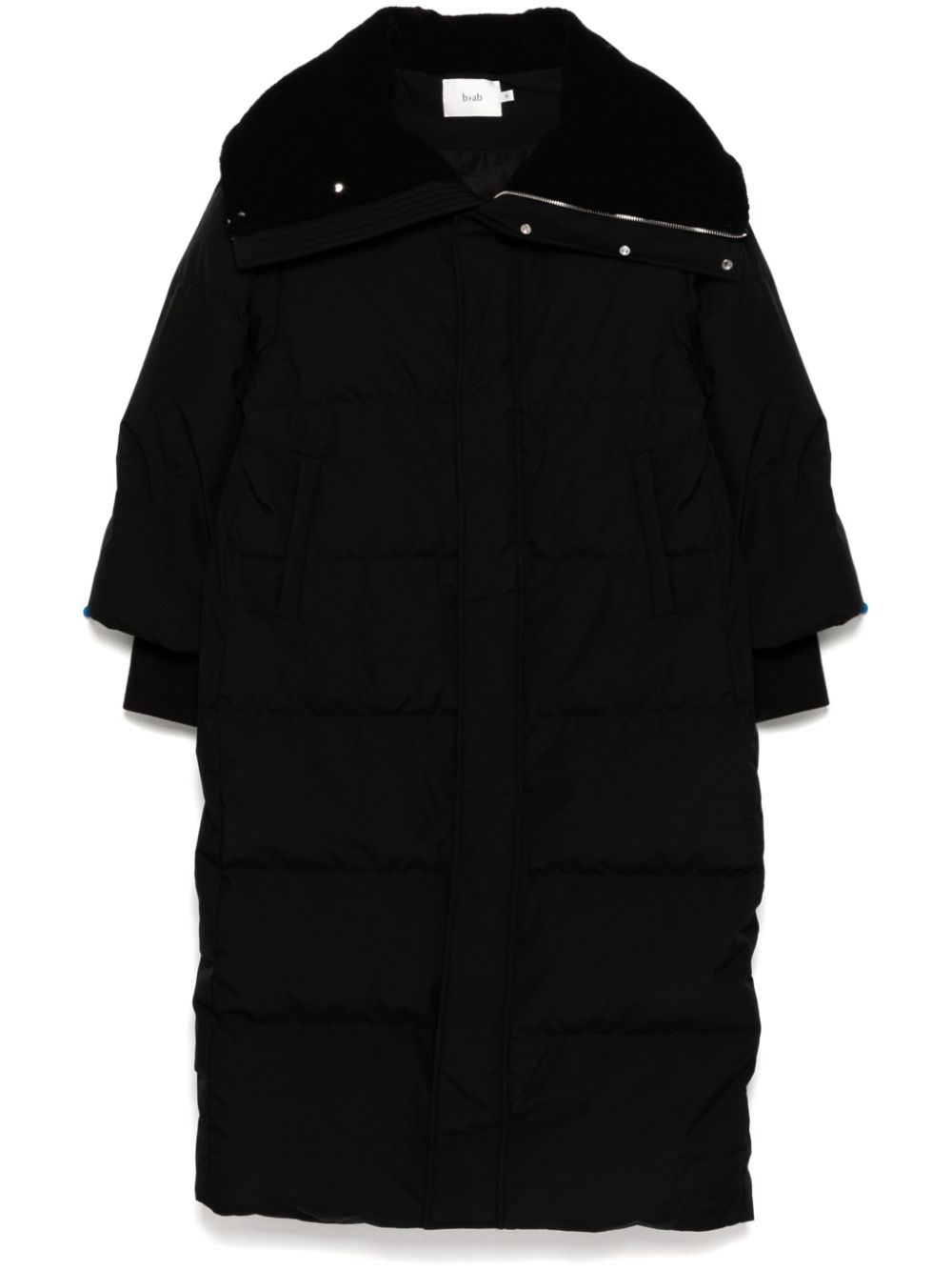 b+ab padded coat - Black