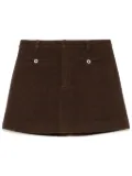 b+ab mini skirt - Brown