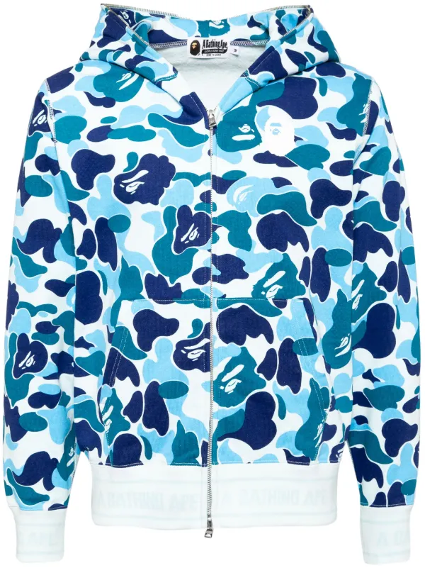 Bathing ape hoodie blue online