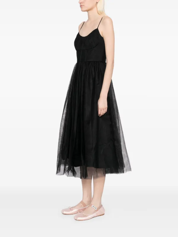 【Zimmermann】Tulle corset dress ZIMMERMANN Tulle Corset Dress | Black | FARFETCH ID