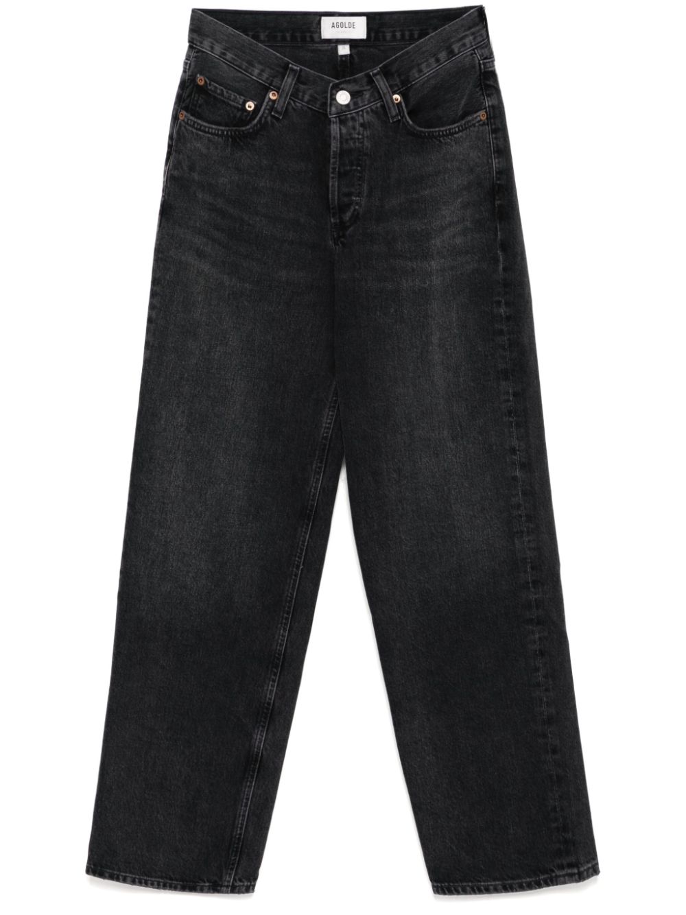 AGOLDE V-waist jeans - Black