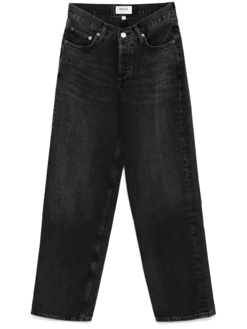 AGOLDE jeans con pretina en V