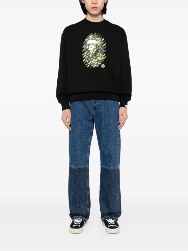 人気ブランド!!【A BATHING APE】ABC CAMO APE HEAD SWEATSHIRT A BATHING APE® Abc Camo Ape Head Sweatshirt | Black