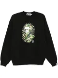 A BATHING APE® Abc Camo Ape head sweatshirt - Black