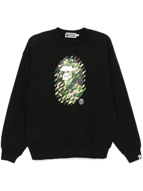 A BATHING APE® Abc Camo Ape head sweatshirt