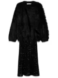 b+ab sequin dress set - Black