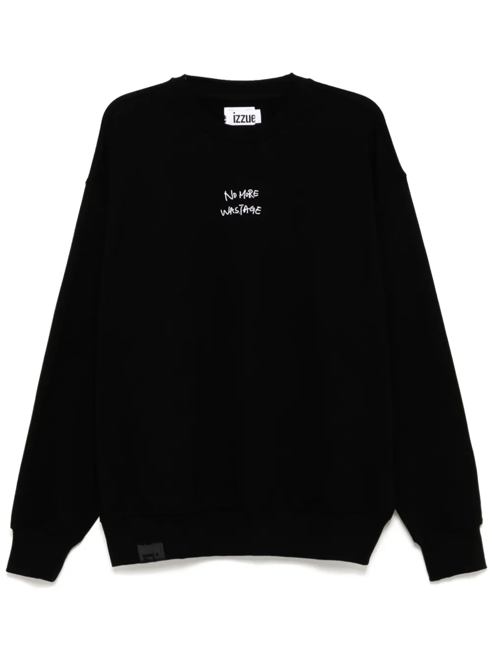 slogan-print sweatshirt