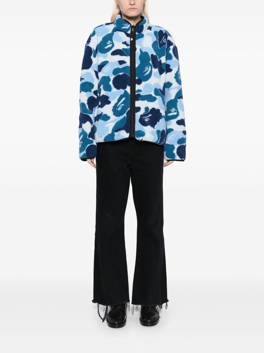 A BATHING APE® Abc Camo Boa ripstop omkeerbaar jack - Blauw