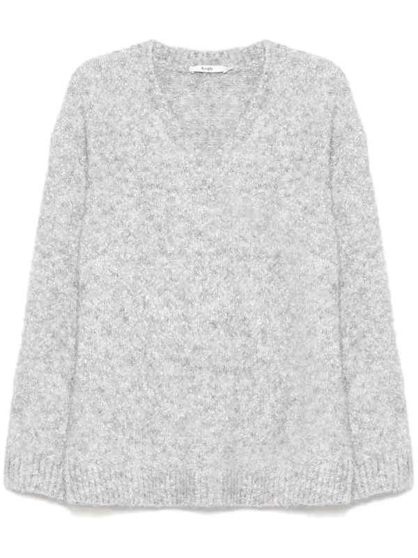 b+ab V-neck Sweater Grey FARFETCH PH