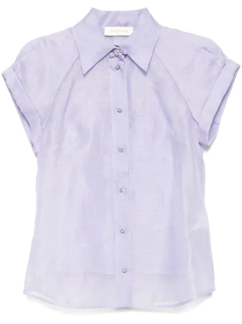 ZIMMERMANN Crush Bluse mit schmalem Schnitt