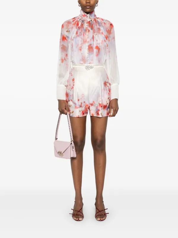 【送料&関税込】Zimmermann Smock Crush Blouse Crush Smock Blouse | Zimmermann | Le Mill