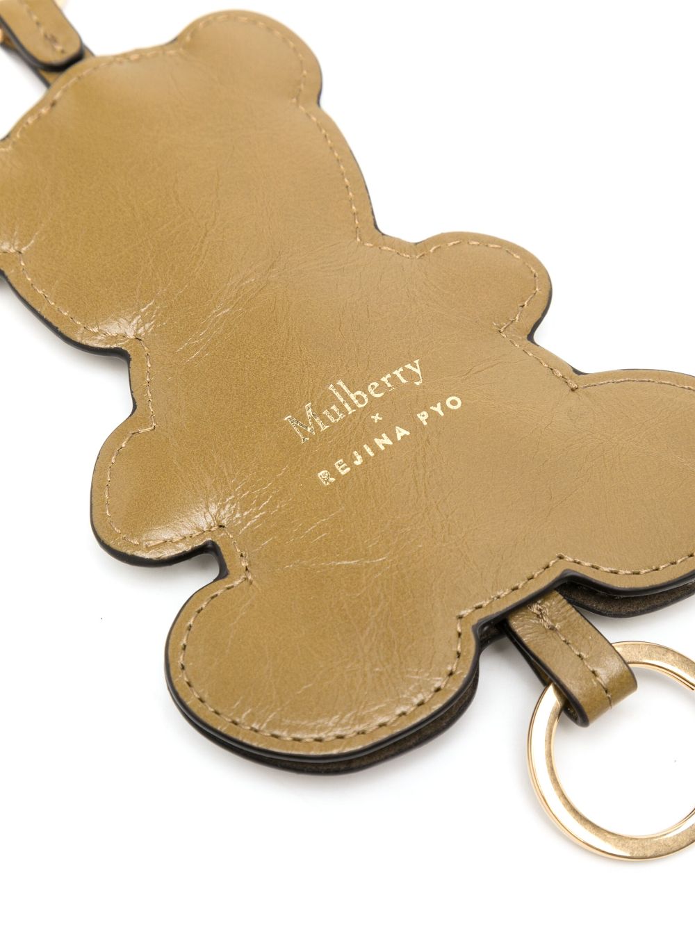 Mulberry x Rejina Pyo sleutelhanger met teddybeer - Groen