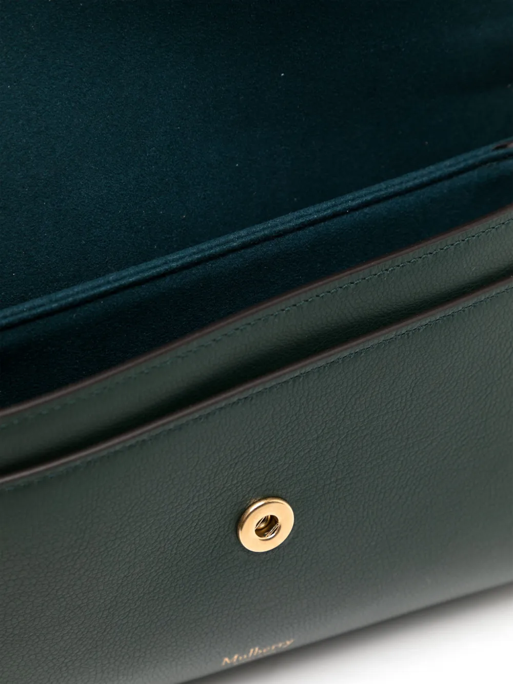 Mulberry Leren crossbodytas Groen