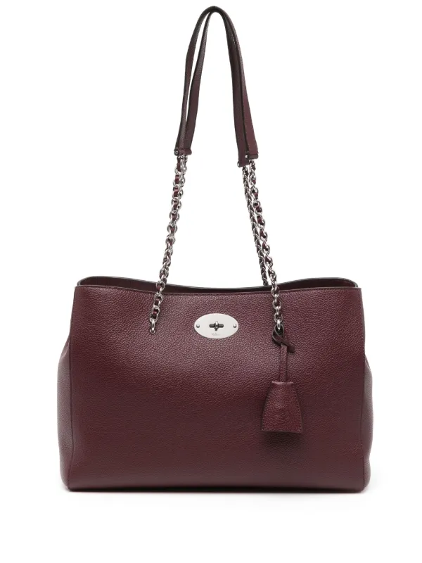 Mulberry Lily Tote Bag | Purple | FARFETCH CA
