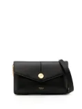 Mulberry press-stud fastening chain strap bag - Black