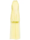Elie Saab sequinned mini dress - Yellow