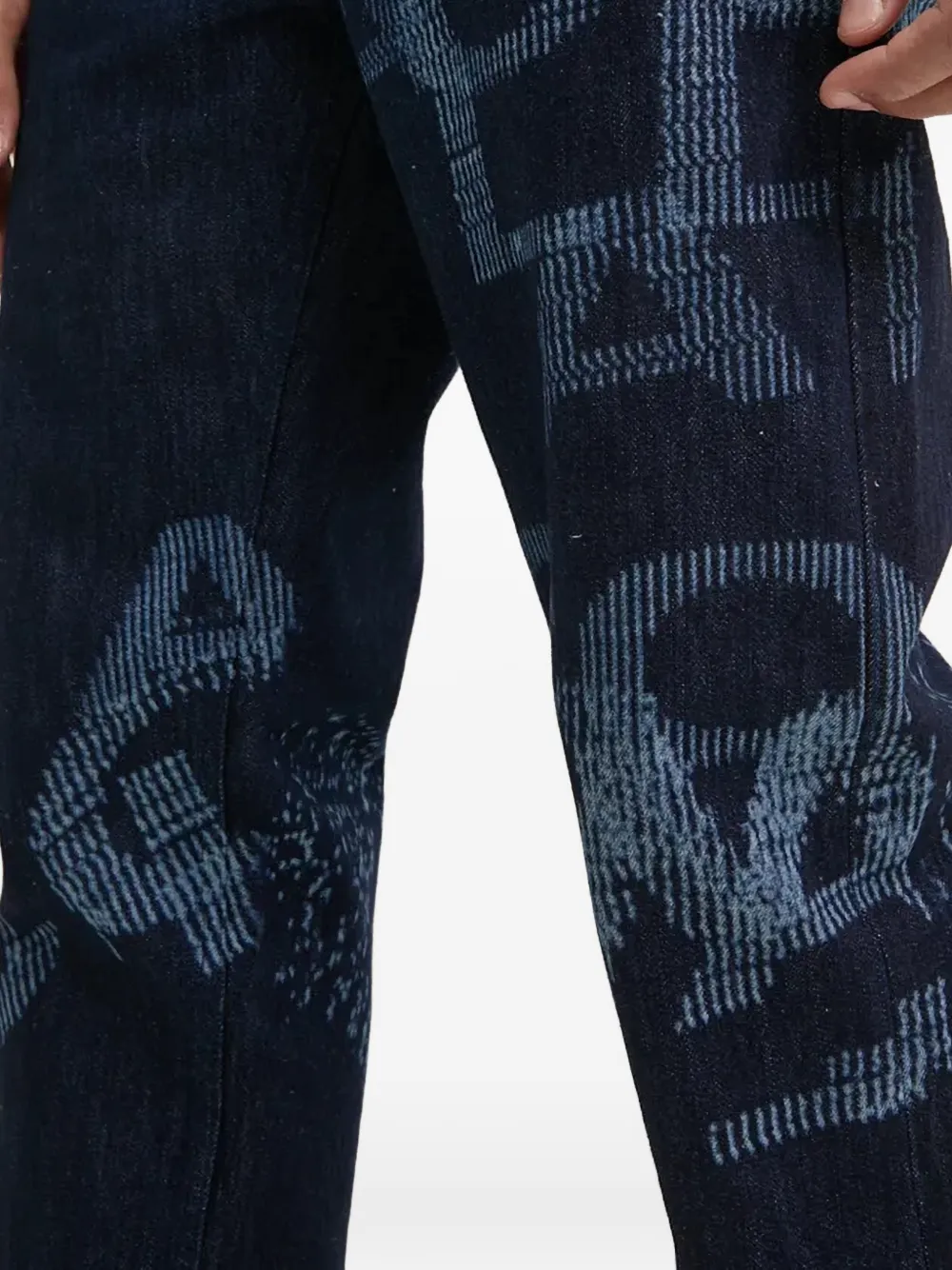 A-COLD-WALL* Jeans met grafische print Blauw