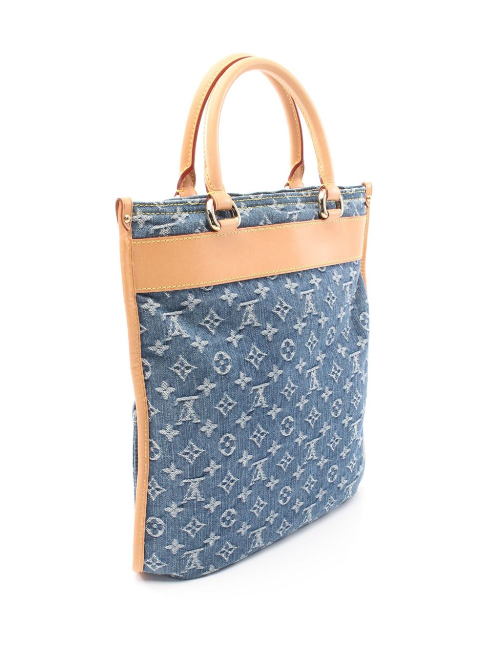 Louis Vuitton Pre-Owned 2010s Flat Shopper handtas - Blauw