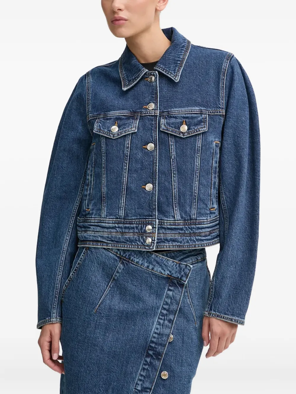 IRO buttoned pocket jacket | Blue | Image 1