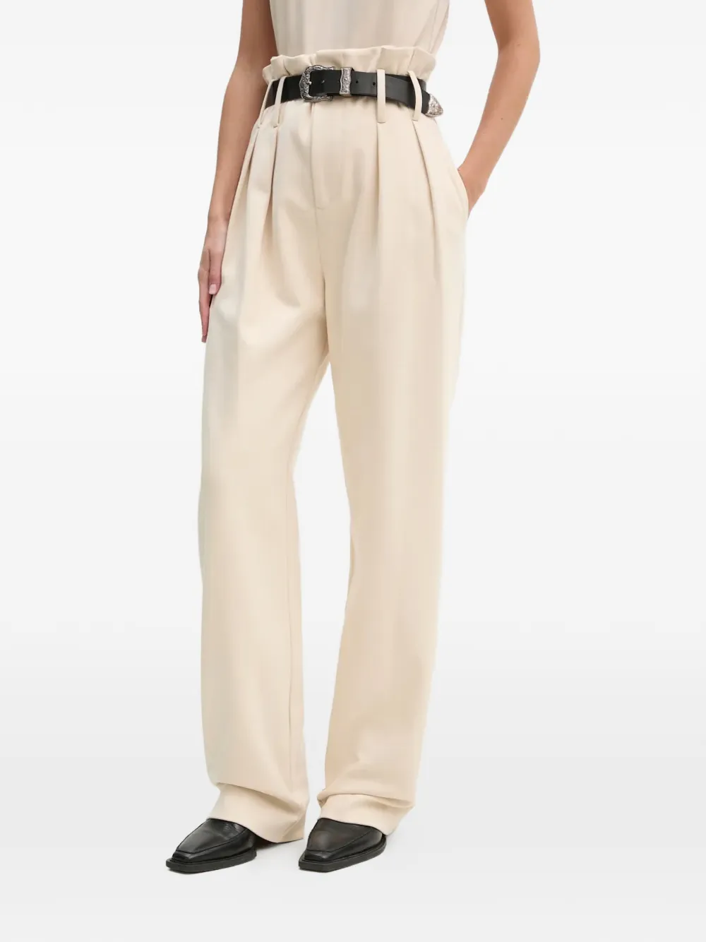 IRO pleated trousers - Nude