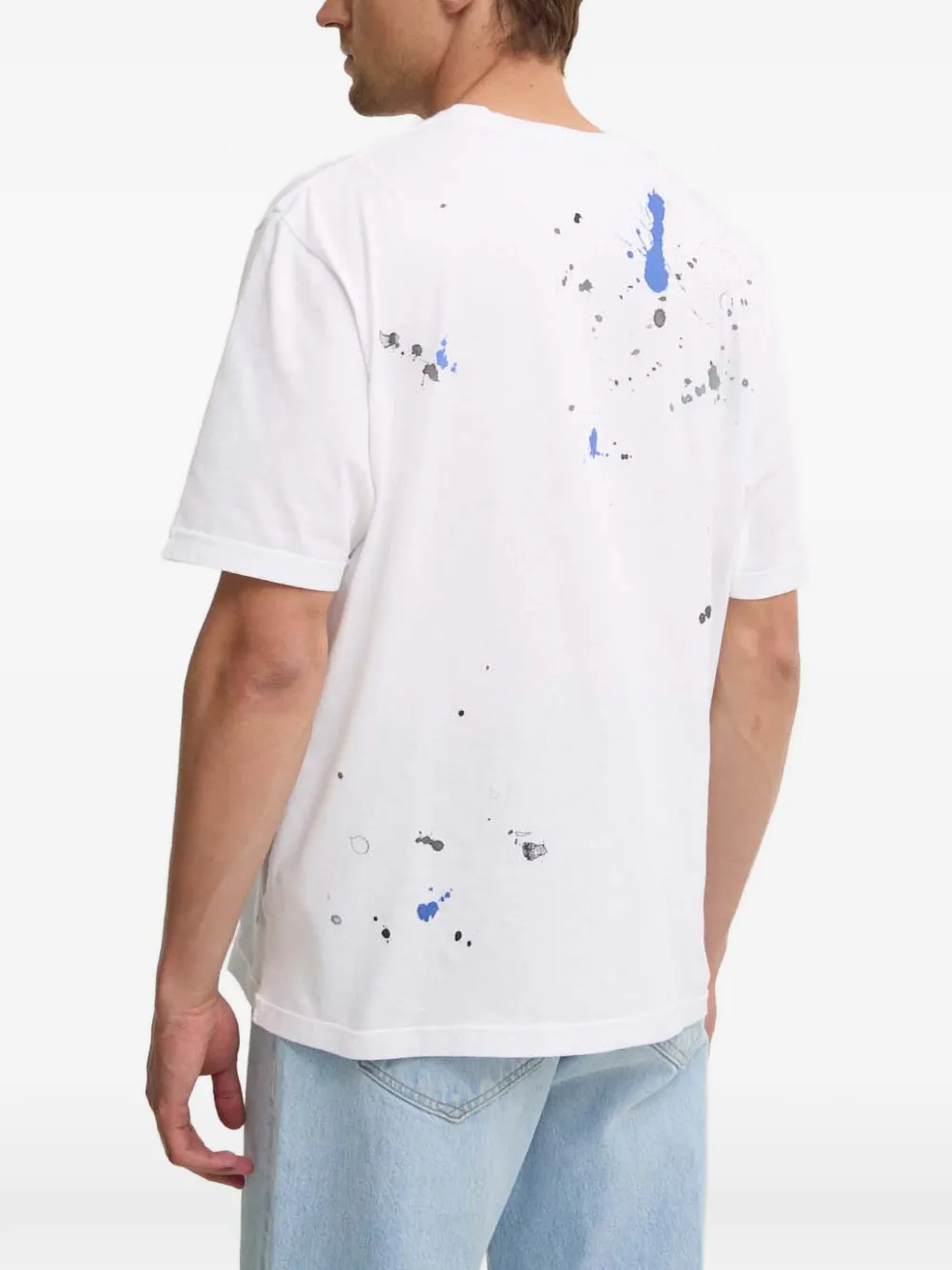  Iro Emilio Splatter-print T-shirt - White 