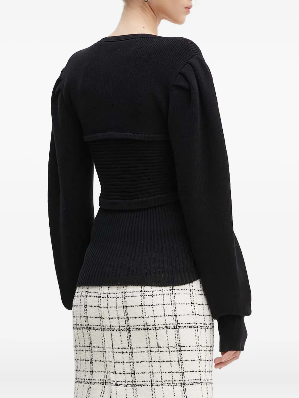 IRO Trui met V-hals Zwart