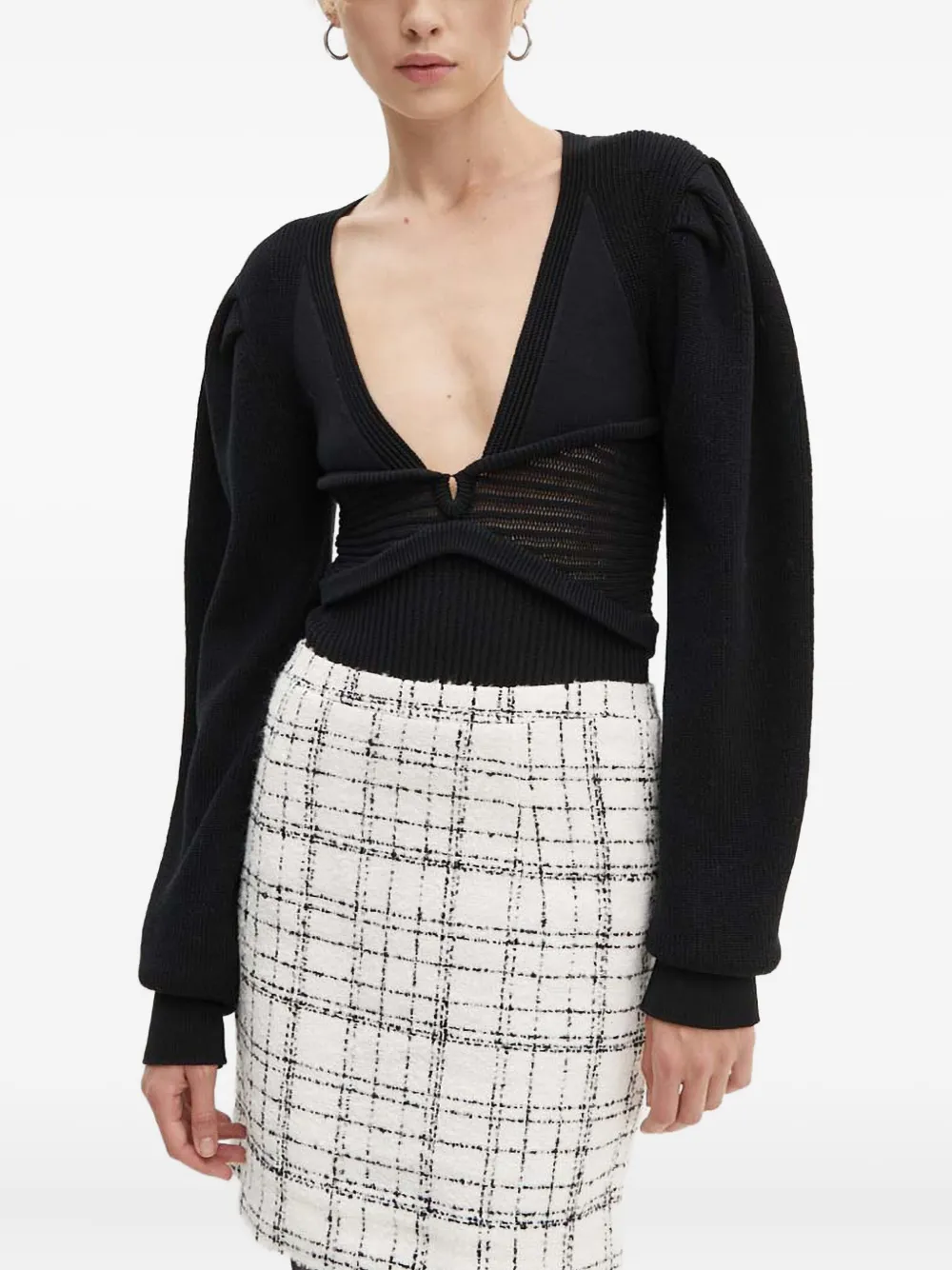 IRO suéter con cuello en V | negro | Image 1