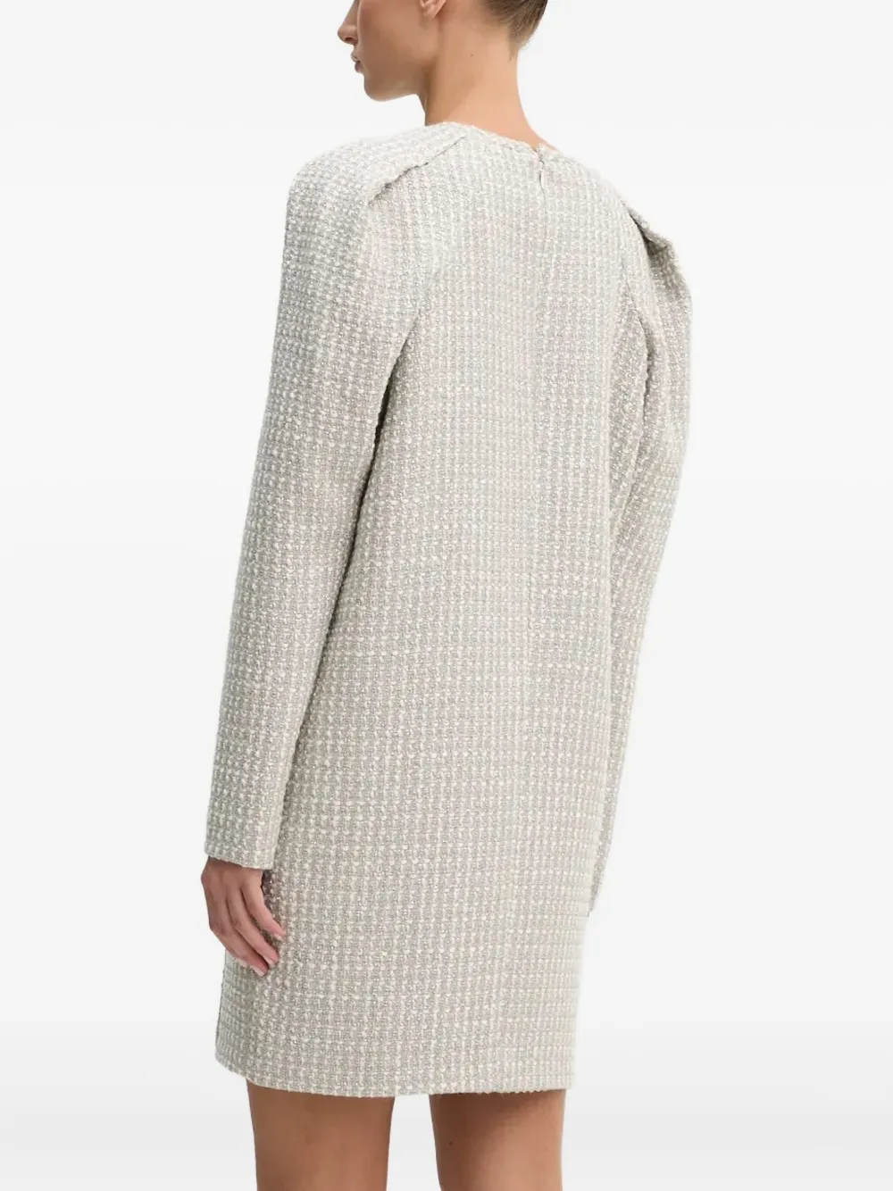 IRO Juliette mini-jurk met ballonmouwen Beige