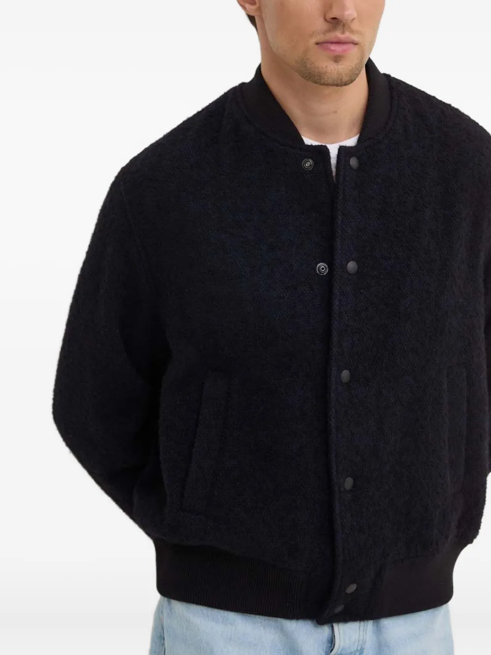 Iro Darren Button Jacket In Black