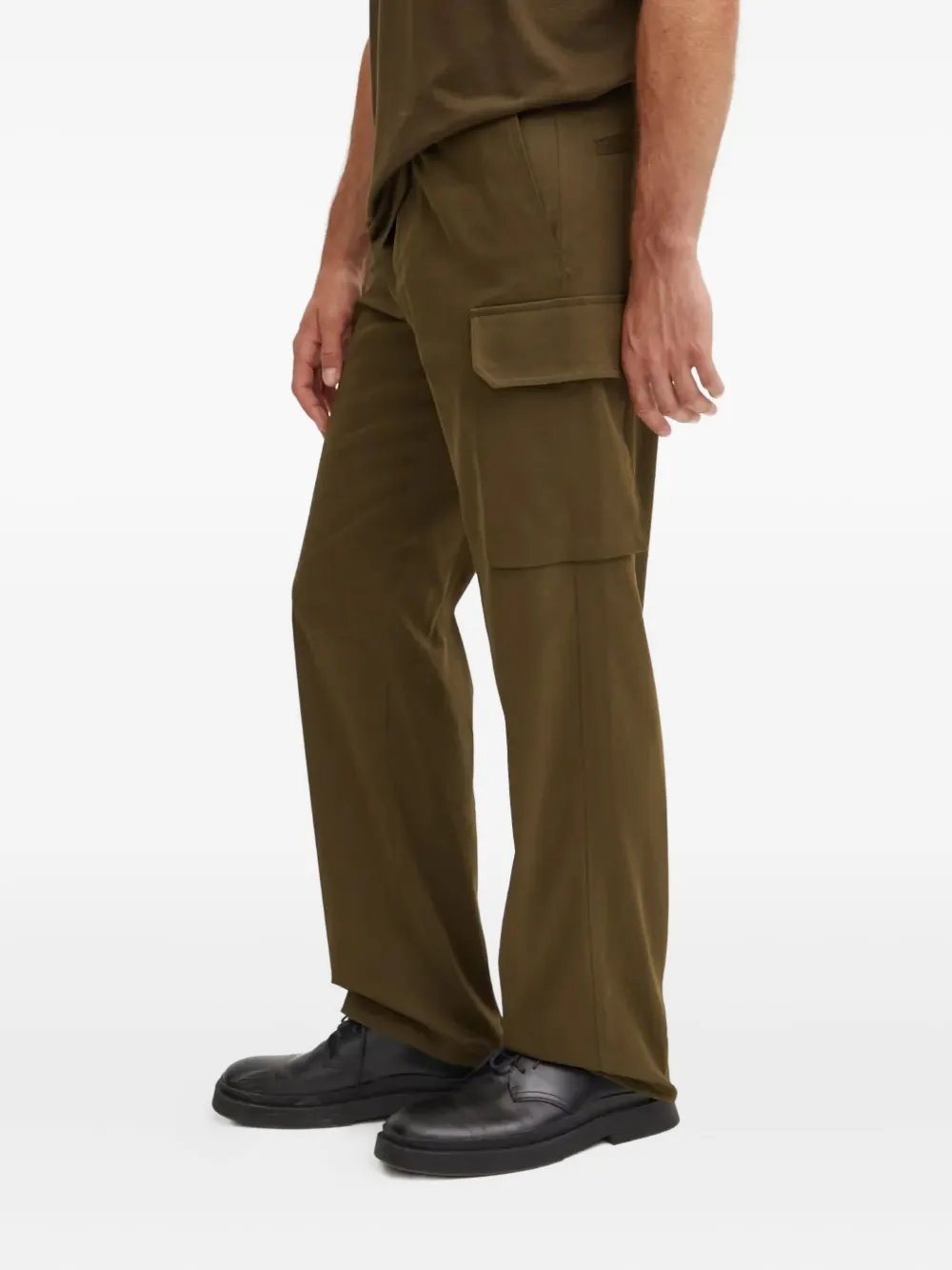 IRO Broek met cargo zak Groen