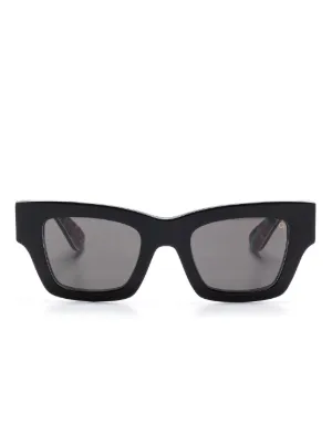 JACQUEMUS ブラック スクエア サングラス Jacquemus スクエアフレーム サングラス | ブラック | FARFETCH JP