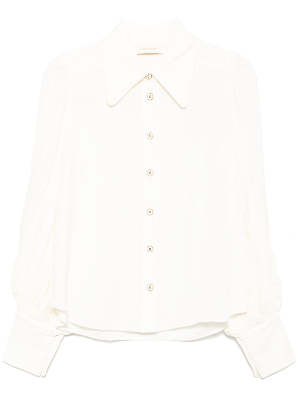 ZIMMERMANN collared blouse - White