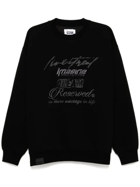 izzue text sweatshirt
