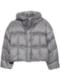 b+ab hooded puffer jacket - Grey