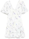 Needle & Thread floral-print dress - White