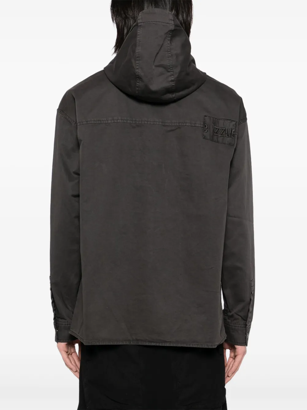 izzue Shirtjack met capuchon Grijs