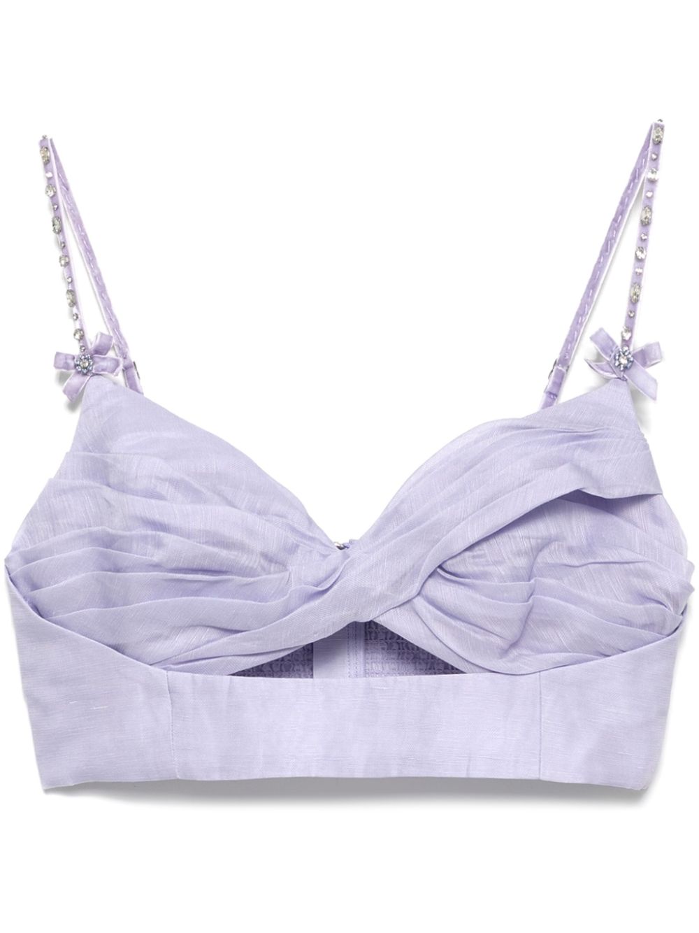 crush twist front bralette