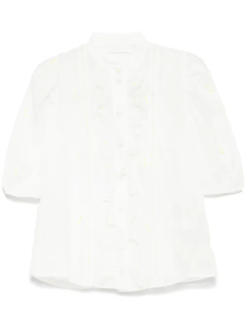 Blouse à broderies - ZIMMERMANN - Modalova