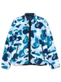 A BATHING APE® Abc Camo Boa ripstop reversible jacket - Blue