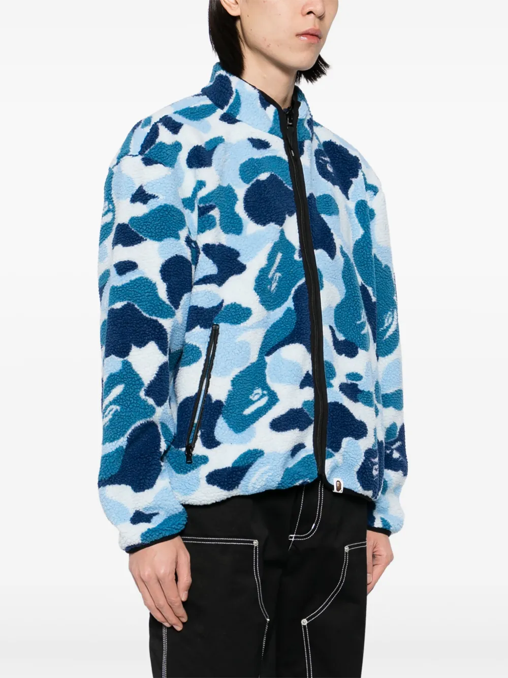 A BATHING APE Abc Camo Boa ripstop omkeerbaar jack Blauw