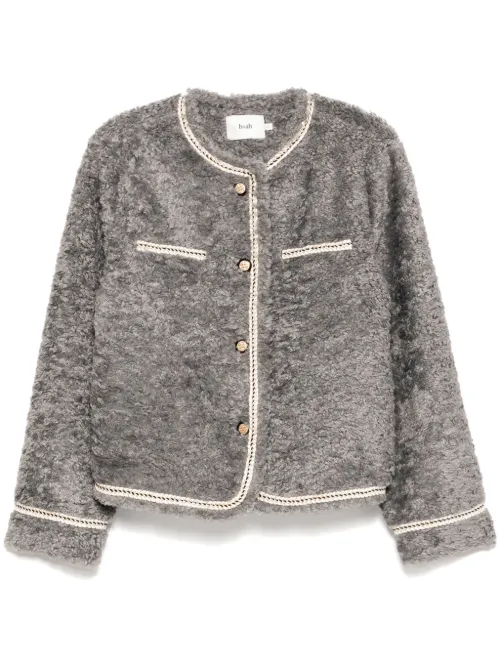 Veste texturée à boutonnière - b+ab - Modalova