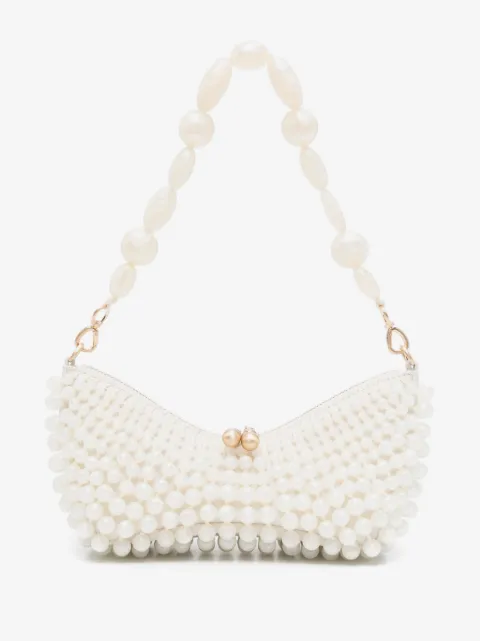 Cult Gaia mini Mercier beaded shoulder bag