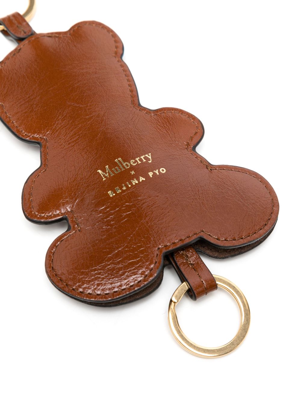 Mulberry x Rejina Pyo sleutelhanger met teddybeer - Bruin