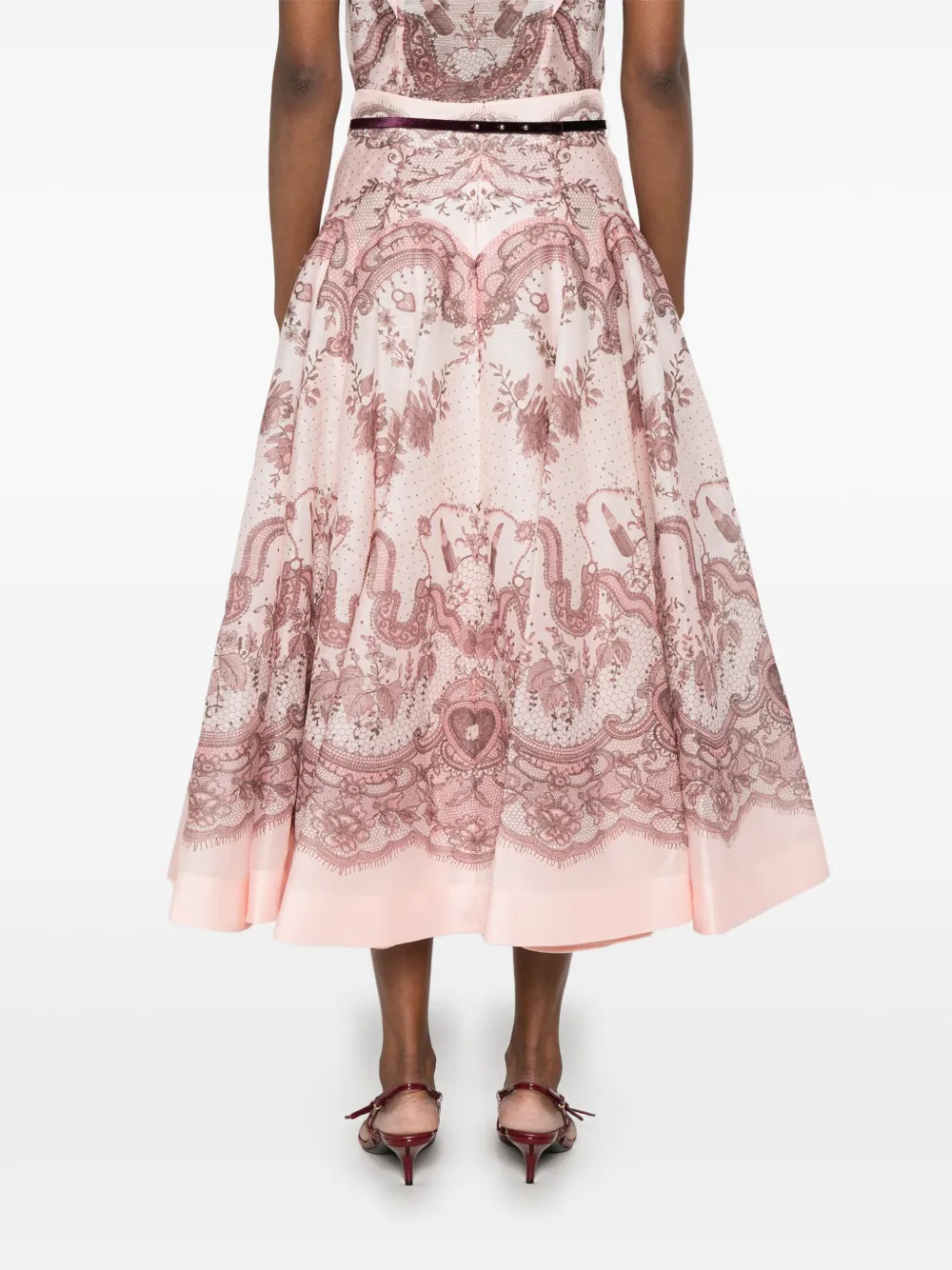 ZIMMERMANN Gonna midi svasata | Abbigliamento | Image 4