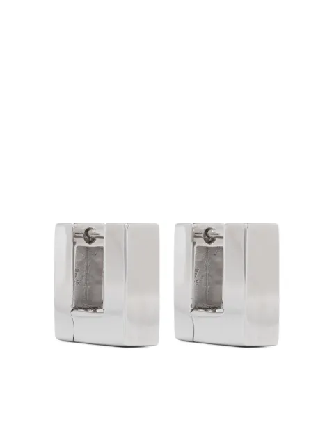 Tom Wood arracadas Square Hoops pequeñas