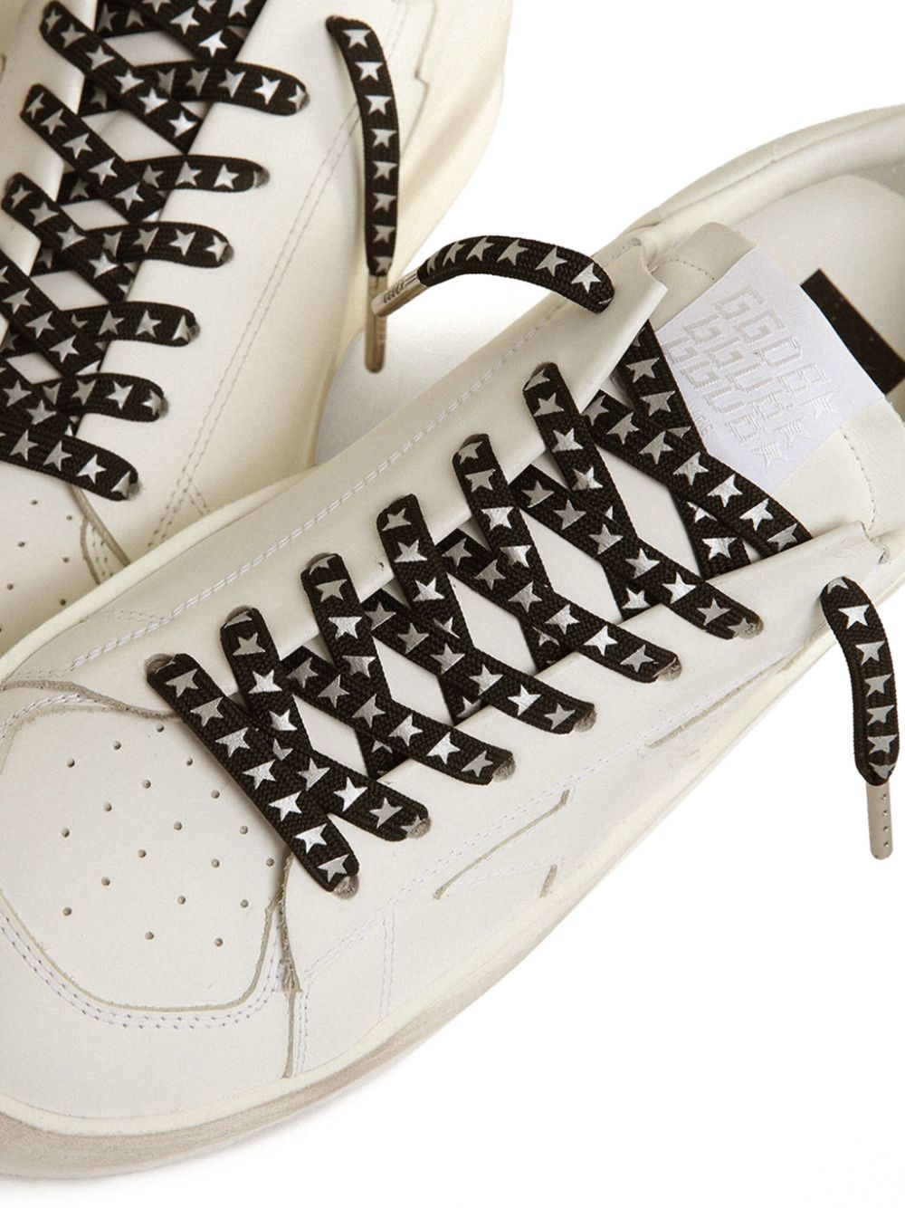 Golden Goose star-print shoe laces - Zwart